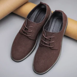 Men Faux Suede Lace Up Dress s Casual Formal Office Footwear Big Size 38-48 Multi Colors Available