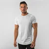 Elastic Sports Soft Fabric Gym 95% Cotton Spandex T-shirt Men Slim Fit t Shirts