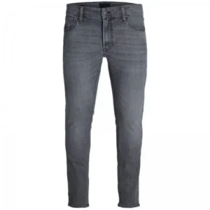 Custom Trend High Quality Woolen Fabric Solid Straight Jeans Breathable Eco-Friendly Mid Waist Formal Men's Navy Blue Loose Fit
