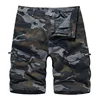 Camouflage Cargo Shorts Mens Summer Plus Size Casual Khaki Camouflage Sporting Short Pants Multi-pocket Men Camo Short Shorts