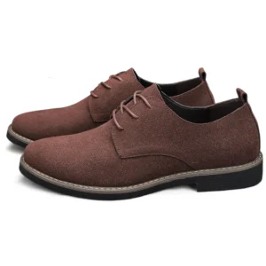 Men Faux Suede Lace Up Dress s Casual Formal Office Footwear Big Size 38-48 Multi Colors Available