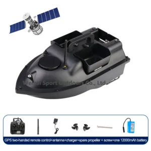 Gps Fishing Rc Bait Boat Auto Driving Back 3 Hoppers Carp Bait Boat