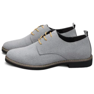 Men Faux Suede Lace Up Dress s Casual Formal Office Footwear Big Size 38-48 Multi Colors Available