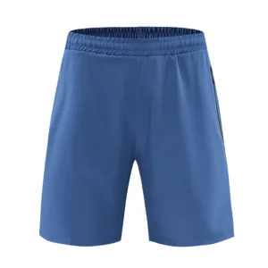 Mens Fitness Running Shorts Breathable Quick Drying Training Workout Gym Sport Shorts Joggers Zip Pocket Shorts