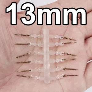 12pcs Metal Bait Spike Carp Fishing Accessories Bait Sting Boilies Pin Carp Feeder Tackle