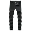 Black mens slim fit jeans