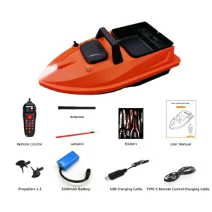 V805 Small GPS Bait Boat 24 GPS Points 1.5kg Load Capacity 500 Meters