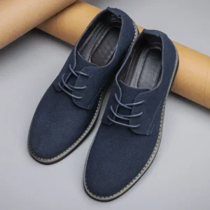Men Faux Suede Lace Up Dress s Casual Formal Office Footwear Big Size 38-48 Multi Colors Available