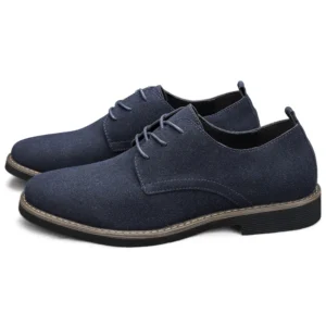Men Faux Suede Lace Up Dress s Casual Formal Office Footwear Big Size 38-48 Multi Colors Available