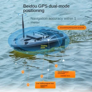 LY Brand Remote Control GPS Fishing Bait Boat 500m Range 1.5kg Load Capacity