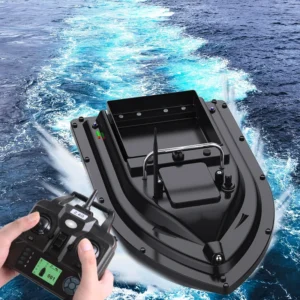 Carp Fishing Rc Bait Boat GPS Sonar 500m Range 2kg Load Capacity Plastic Material Dual Hopper