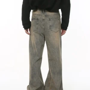 Legendary Designer Men's New Jeans Fashion Instagram Style Jeans Men Custom Loose Vintage Jeans Can Be Worn All Seasons