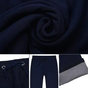Comfortable Thick Warm Men Fleece Sweatpants Good Quality Cotton Men Pants Manufacturer