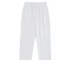 Custom OEM ODM Men's Heavyweight Straight Leg Sweatpants 430g Cotton Blend Brushed Loose Elastic Waist Drawstring Casual Pants