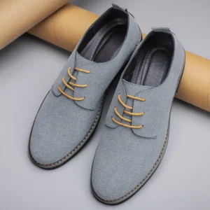 Men Faux Suede Lace Up Dress s Casual Formal Office Footwear Big Size 38-48 Multi Colors Available