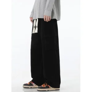 Casual Men's Clothing Jeans Denim Loose Trousers for Men High Quality Trousers Original Straight Black Men's Jeans