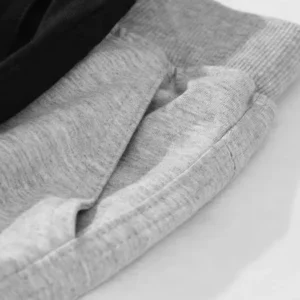 200g Men's 100% Cotton Summer Sports Shorts First Class Quality Elastic Waist Drawstring Plus Size Beach Solid Pocket Short