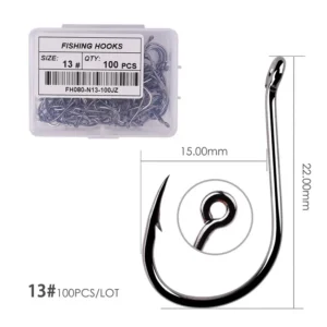 100pcs / 40pcs / Box High Carbon Fishing Hook  2#-22# ISEAMA Japan Tackle Fishing Hooks