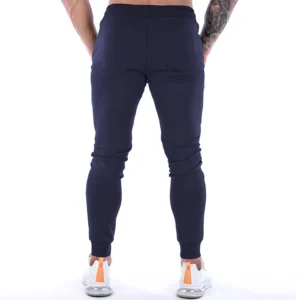 Cross Border European and American Sports Pants Men's Fitness Custom Logo Mens Skinny Sports Joggers Pants