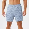 Roregal Quick Drying Breathable Running Fitness Short Men Printed Stretch Training Shorts With Pocket
