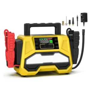8000A 24000mAh Car Jump Starter Air Compressor Multi-Functional Portable Power Bank