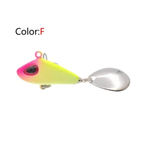 OUTKIT New Metal Mini VIB With Spoon Fishing Lure Fishing Tackle Spinner Sinking Bait
