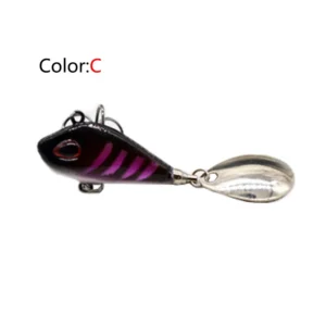 OUTKIT New Metal Mini VIB With Spoon Fishing Lure Fishing Tackle Spinner Sinking Bait