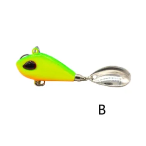OUTKIT New Metal Mini VIB With Spoon Fishing Lure Fishing Tackle Spinner Sinking Bait