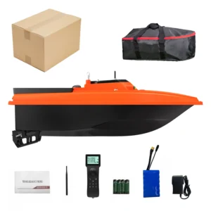 D80B 12V  High Speed RC Bait Boat for Fishing with Bait Tray and Digital Line Release