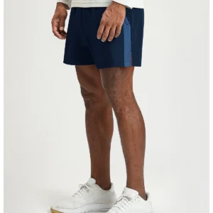 Men's Athletic Quick Drying Color Blocking Fitness Running Workout Gym Basketball Football Active Sports Shorts With Pockets