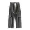 Casual Men's Clothing Jeans Denim Loose Trousers for Men High Quality Trousers Original Straight Black Men's Jeans