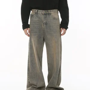 Legendary Designer Men's New Jeans Fashion Instagram Style Jeans Men Custom Loose Vintage Jeans Can Be Worn All Seasons