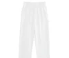 Custom OEM ODM Men's Heavyweight Straight Leg Sweatpants 430g Cotton Blend Brushed Loose Elastic Waist Drawstring Casual Pants