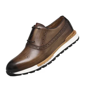 High Quality Genuine Leather Business Formal Oxford Wedding Office Dress Men Shoes