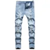 Private Label Destroyed Denim Jeans Ripped Skinny Jeans Men Jean Pants Streetwear Trousers