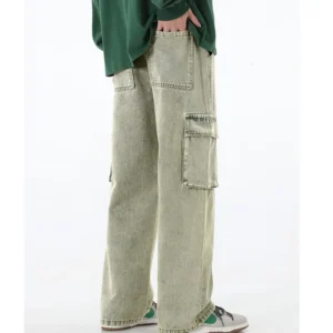 Casual Men's Clothing Jeans Denim Loose Trousers for Men High Quality Trousers Original Straight Black Men's Jeans