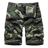 Camouflage Cargo Shorts Mens Summer Plus Size Casual Khaki Camouflage Sporting Short Pants Multi-pocket Men Camo Short Shorts
