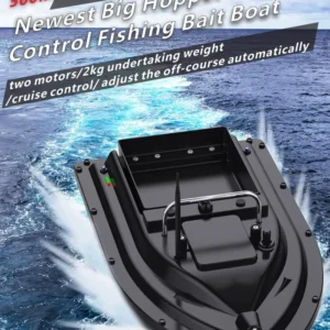 High-Efficiency RC Fishing Bait Boat Dual Antenna 3 Night Lights 500m Range Fish Finder