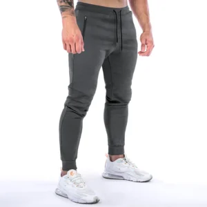 Cross Border European and American Sports Pants Men's Fitness Custom Logo Mens Skinny Sports Joggers Pants