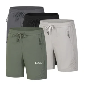 Athletic Shorts Custom Logo Nylon Lightweight Joggers Running Gym Activewear Men Workout Fitness Gym Shorts