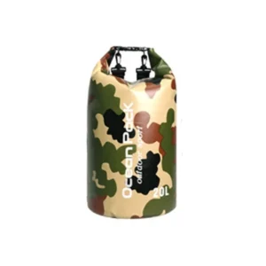 Camouflage PVC  Ocean Pack 10L Waterproof Dry Bag for Camping Hiking Travelling