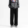 Men's 600GSM Heavyweight Cotton Sweatpants Substantial Handle Architectural Oversized Silhouette Frame