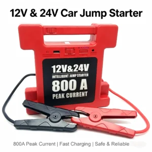 800A 12V 24V Car Jump Starter 24000mAh Lithium Battery Booster Power Bank