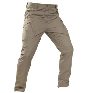 Men's Tactical Training Pants Scratch-Resistant Waterproof Multi-Pocket Outdoor Four-Seasons Commuter Wear for Outdoor