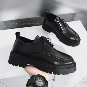 Men's High-End British Trend  Fashionable Casual for Business Dress Height Increasing for Winter Spring Autumn