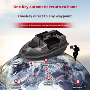 High-precision GPS Positioning Automatic Return 500 Meters Fishing Bait Boat Cruise Control