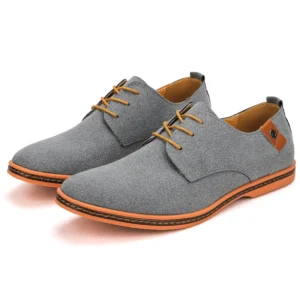Low-cut Workwear s Large Size 38-48 Single s Formal Faux Suede Office Dress s for Men