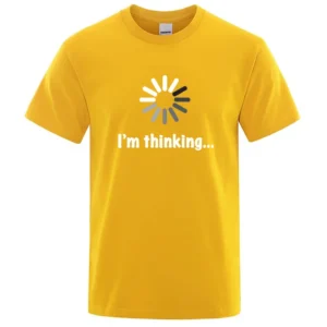 Men's T-shirt Printed Casual Loose Streetwear Cool Men T Shirt O-neck Male Top Tees