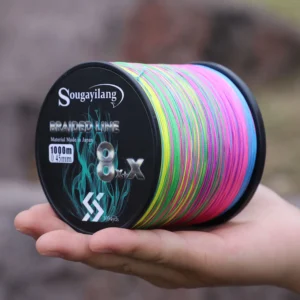 Sougayilang New 9 Strands PE Fishing Line Braid Fishing Line Multifilament Fishing Wire Carp Fishing Line
