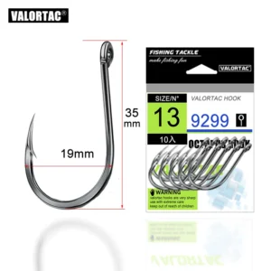 octopus Fish Hooks High Carbon Chemically Sharpened Barbed Circle Hook Tackle Set